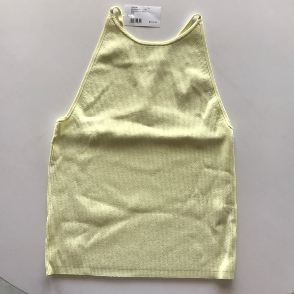 NEW WITH TAGS Yellow Mackenzie Sleeveless Top XL